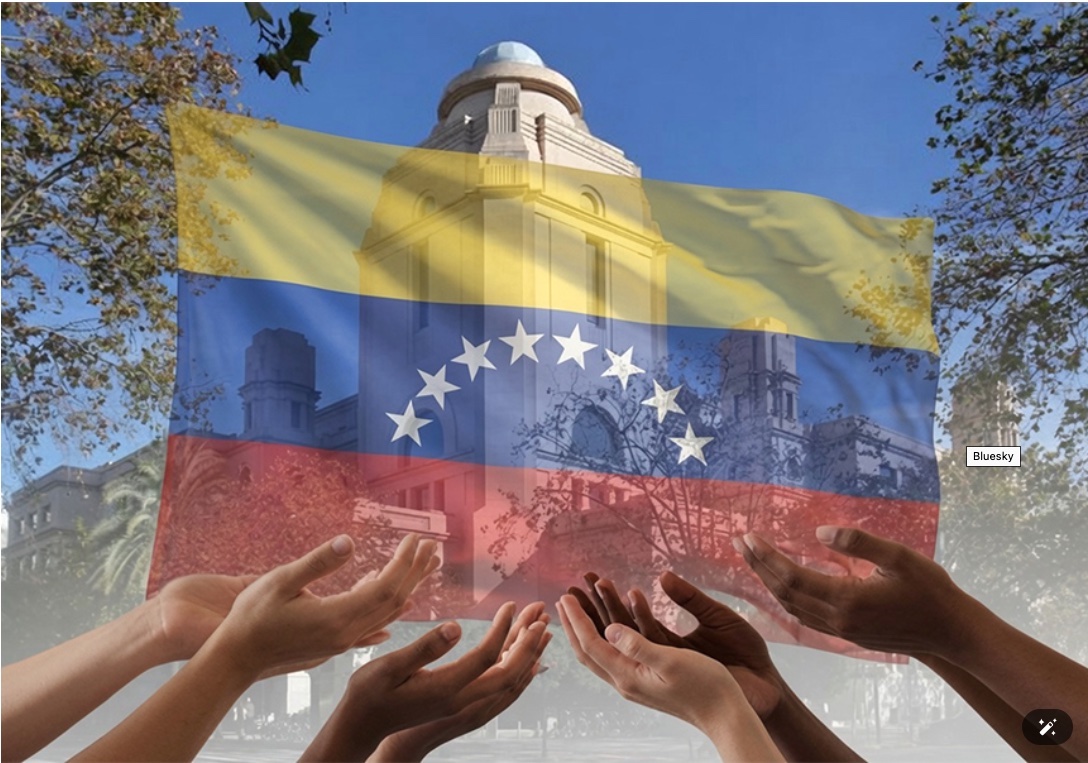 bandera de Veneçuela amb mans